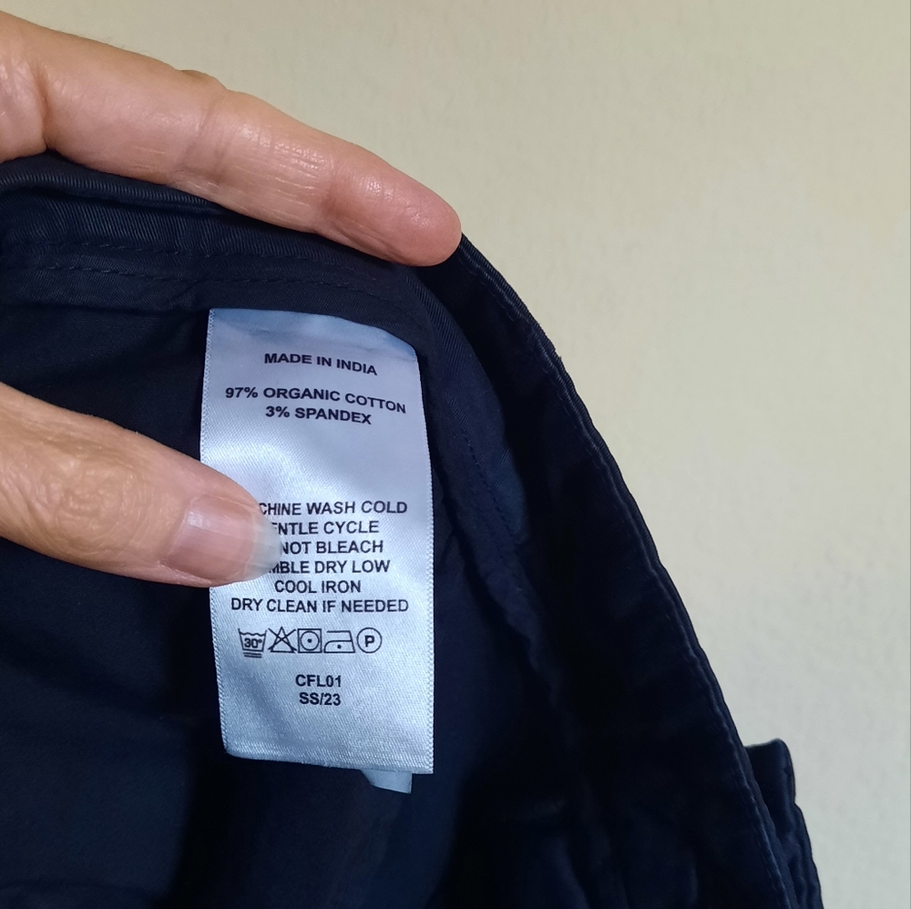 Quince Black Organic Cotton Women's Shorts Basics Minimal Minimalist Capsule - Picture 7 of 8